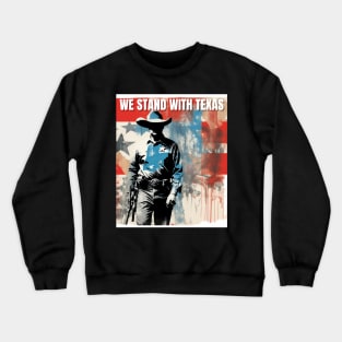 I stand with texas Crewneck Sweatshirt